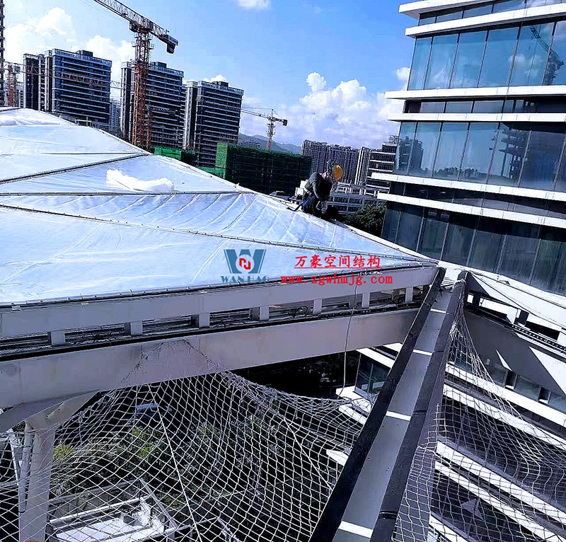 縱使烈日炎炎，腳步從未止歇！海南這個ETFE氣枕膜項目施工進度有最新消息