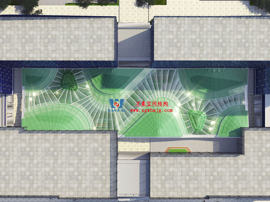 高效協(xié)作|勇于擔當—杭州博多森谷ETFE氣枕連廊天幕項目最新施工進展