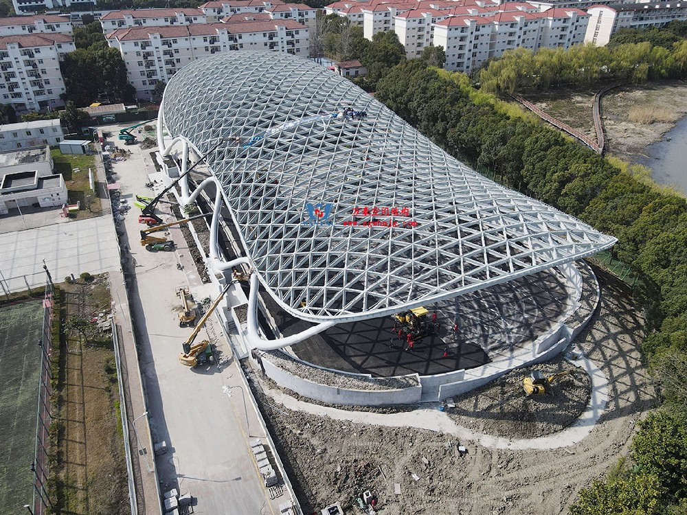 鋼結(jié)構雙曲網(wǎng)殼的結(jié)構韻律美感