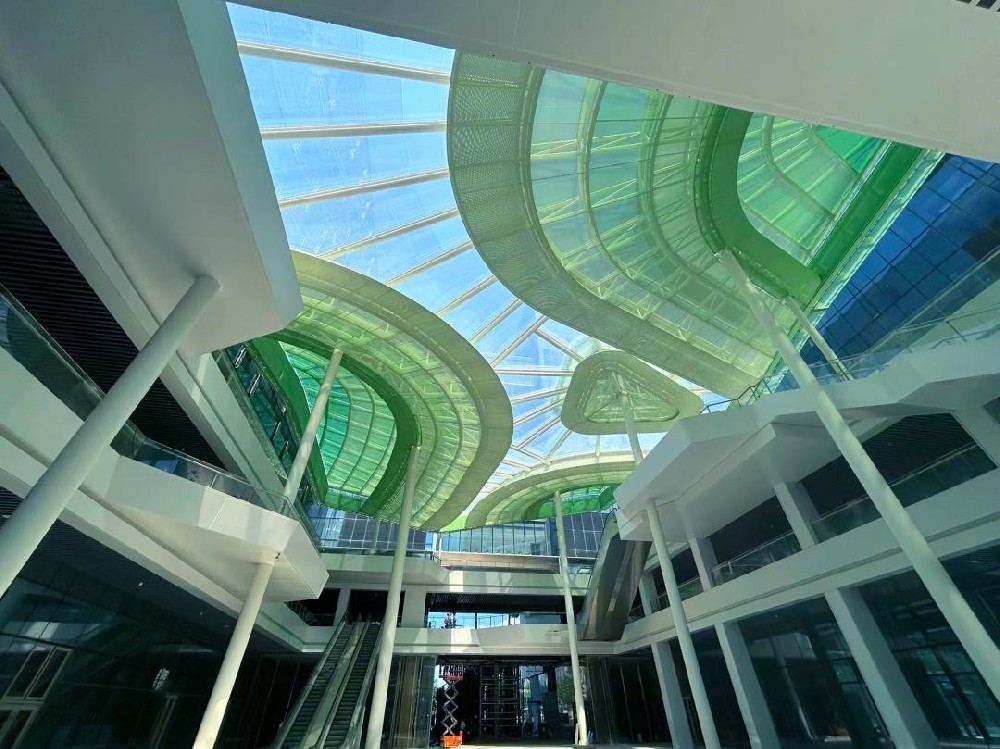 杭州爆紅新地標(biāo)！鋼膜結(jié)構(gòu)茶香穹頂！