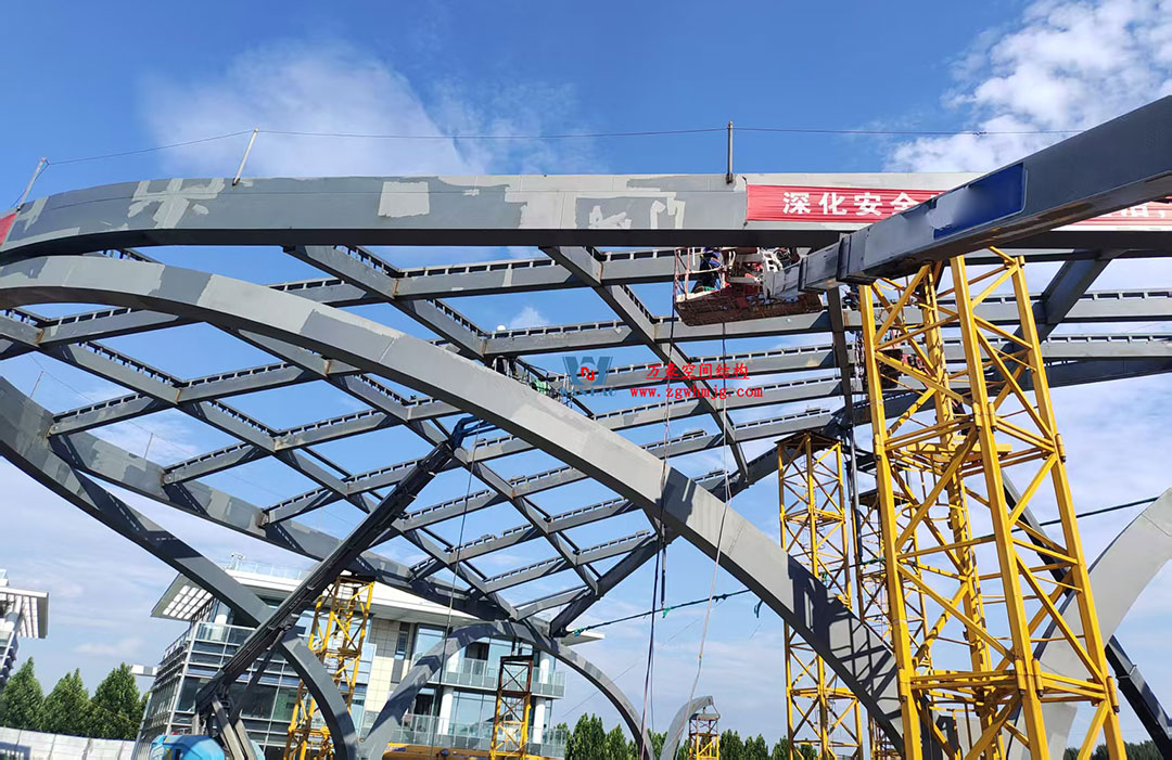 ETFE氣枕膜與雙曲面空間網(wǎng)殼結(jié)構(gòu)結(jié)合是什么樣？一起來(lái)一睹真容