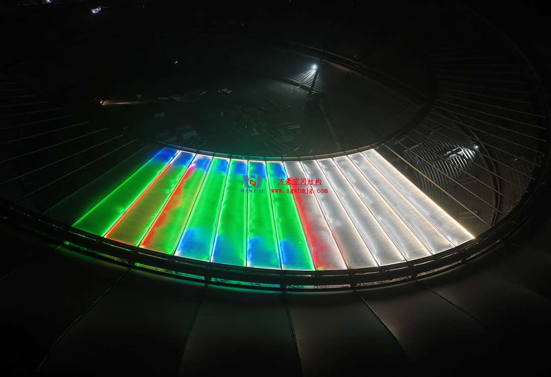 太湖之畔，華燈初上|無錫奧體中心施工加速