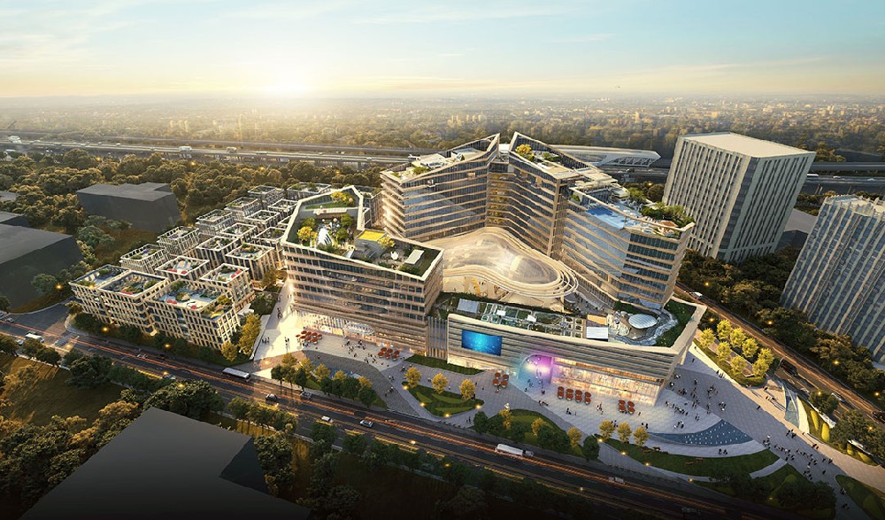 捷報頻傳！浙江萬豪集團(tuán)中標(biāo)上海寶山商辦項目中庭天幕