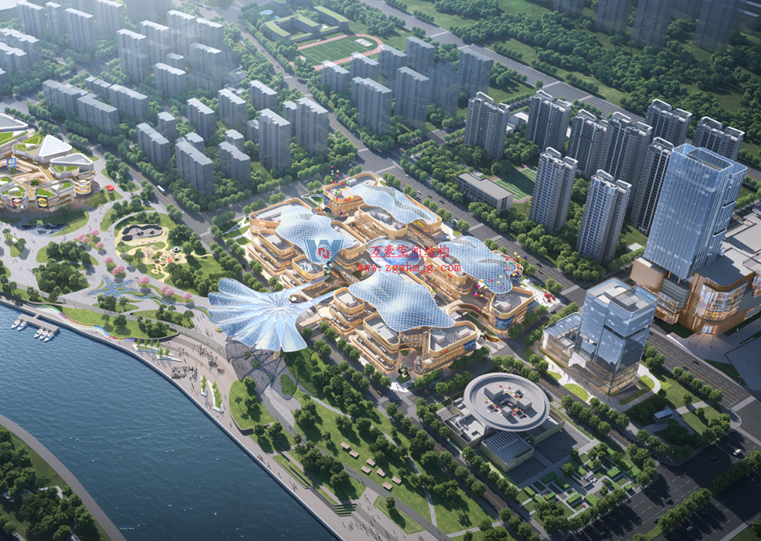 喜報｜浙江萬豪集團成功中標石家莊太平河片區(qū)合生匯大型ETFE商業(yè)天幕！