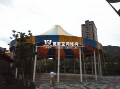 舟山兒童樂園膜結(jié)構(gòu)工程完工