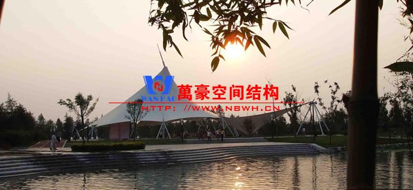膜結構景觀棚