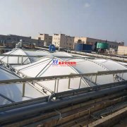 東邦藥業(yè)污水池加蓋密閉膜結構工程完美竣工